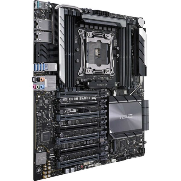 Asus WS X299 SAGE/10G Workstation Motherboard - Intel X299 Chipset - Socket R4 LGA-2066 - Intel Optane Memory Ready - SSI CEB - Image 2