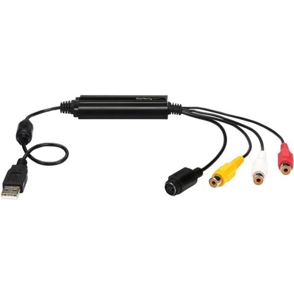 StarTech.com USB Video Capture Adapter Cable - S-Video/Composite to USB 2.0 - TWAIN Support - Analog to Digital Converter - Windows Only - Image 2