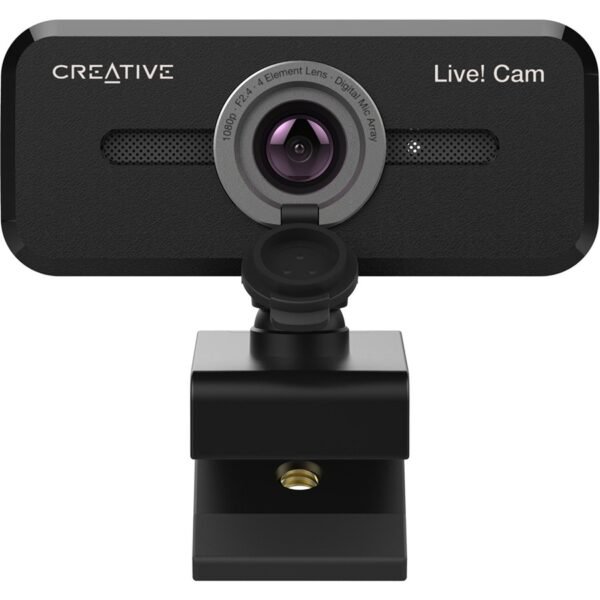 Creative Live! Cam Sync 1080p V2 Webcam - 2 Megapixel - 30 fps - Black - USB 2.0 - 1 Pack(s) - Image 3