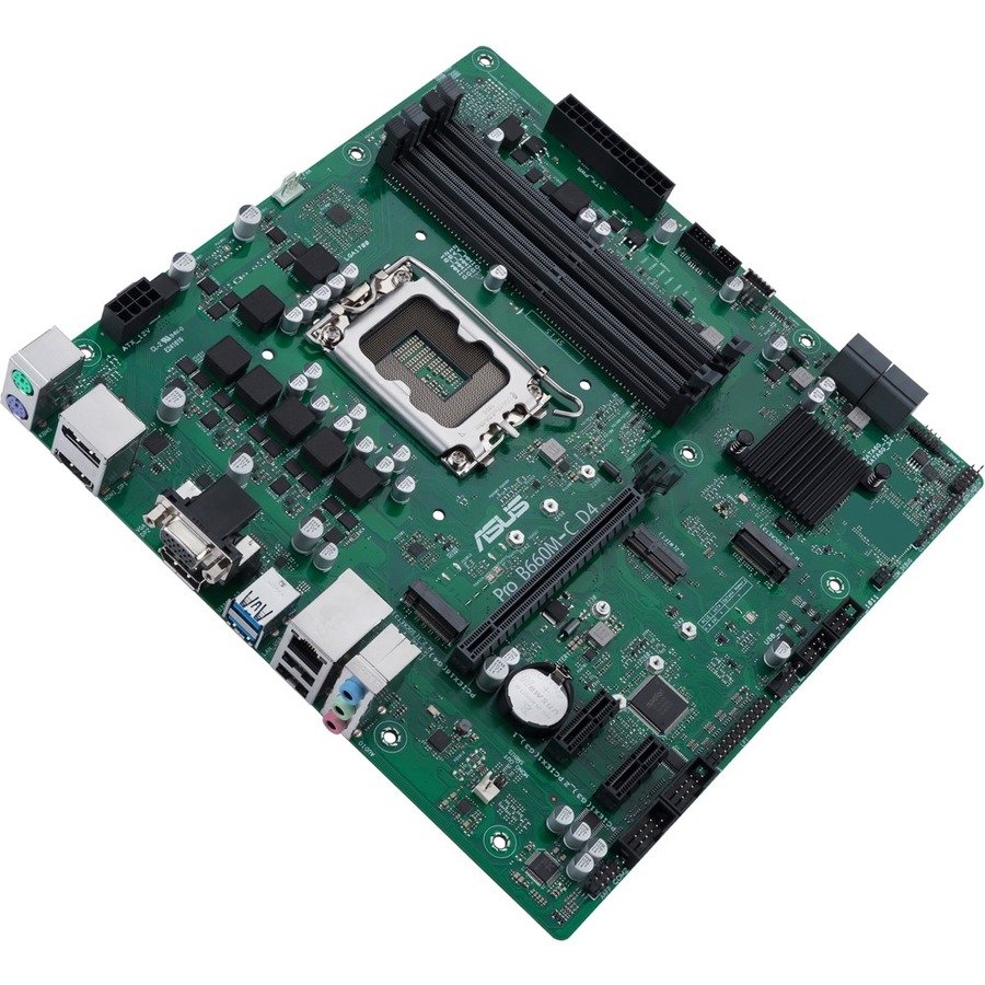 Asus B660M-C D4-CSM Desktop Motherboard - Intel B660 Chipset - Socket LGA-1700 - Intel Optane Memory Ready - Micro ATX 4 Asus B660M-C D4-CSM Desktop Motherboard - Intel B660 Chipset - Socket LGA-1700 - Intel Optane Memory Ready - Micro ATX - Image 4