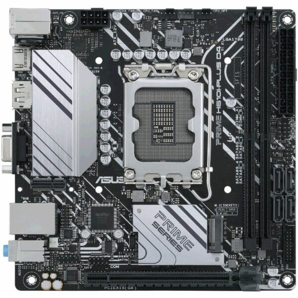 Asus Prime PRIME H610I-PLUS D4-CSM Desktop Motherboard - Intel H610 Chipset - Socket LGA-1700 - Mini ITX - Image 4