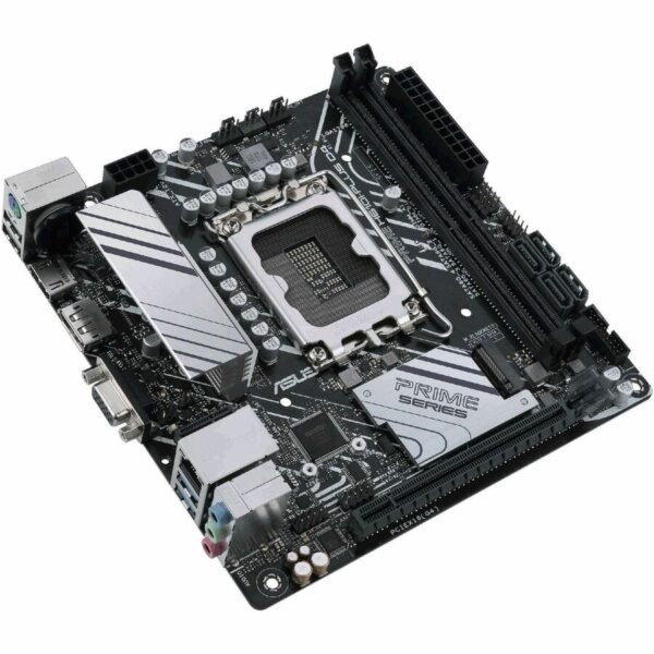 Asus Prime PRIME H610I-PLUS D4-CSM Desktop Motherboard - Intel H610 Chipset - Socket LGA-1700 - Mini ITX - Image 2