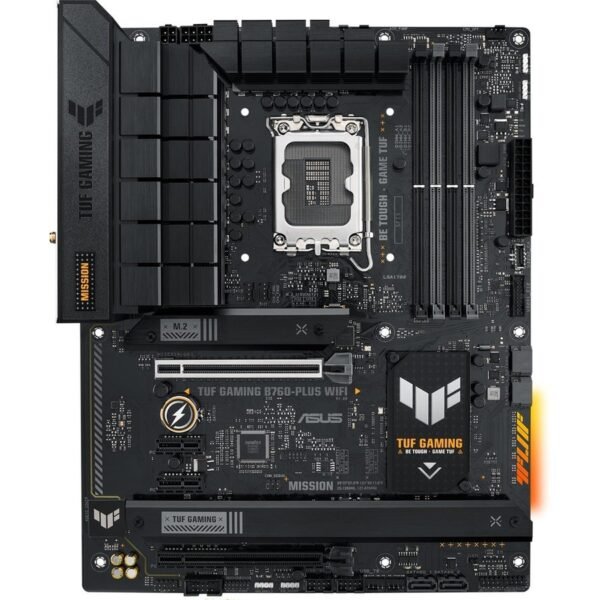 TUF GAMING B760-PLUS WIFI Gaming Desktop Motherboard - Intel B760 Chipset - Socket LGA-1700 - ATX - Image 2