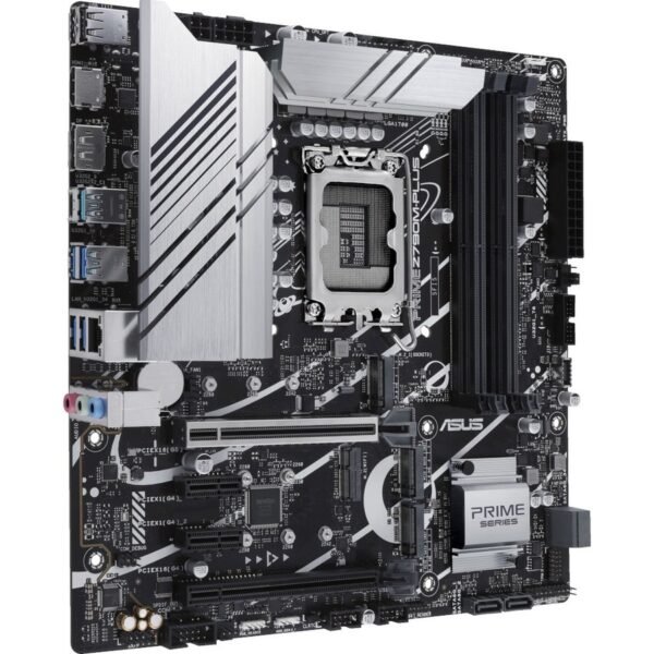 Asus Prime Z790M-PLUS Desktop Motherboard - Intel Z790 Chipset - Socket LGA-1700 - Micro ATX - Image 2