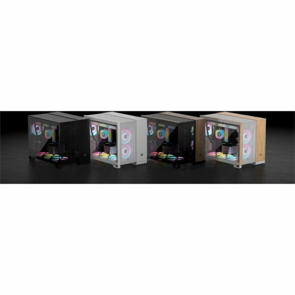 Corsair iCUE LINK 2500X RGB Micro ATX Dual Chamber PC Case - Black - Image 4