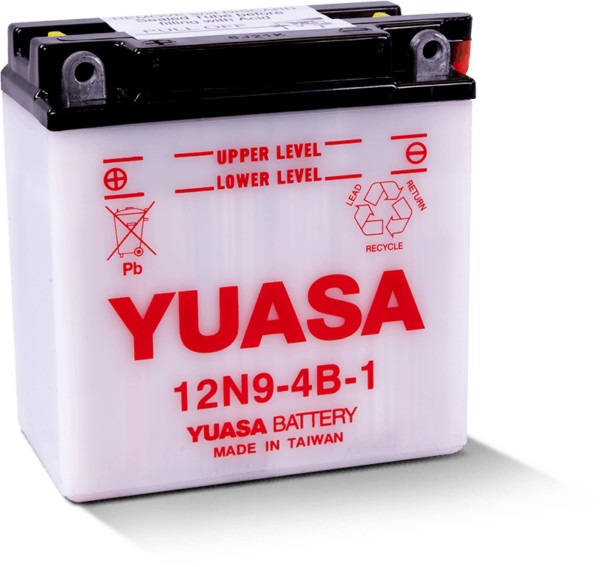 Yuasa 12N9-4B-1 Conventional/Flooded Powersport Battery