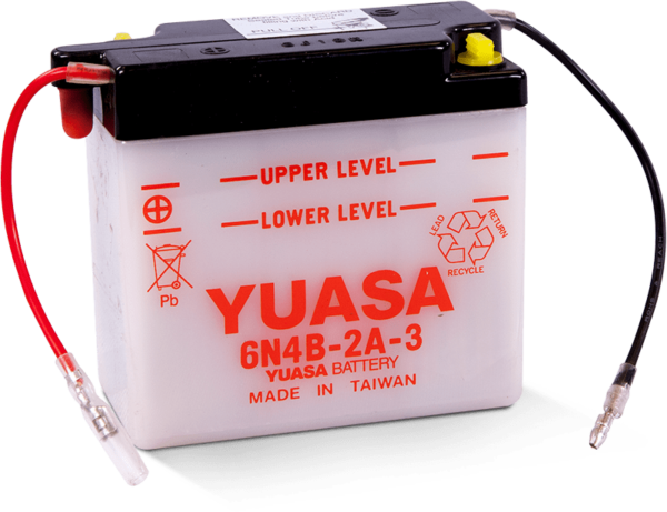 Yuasa 6N4B-2A-3 Conventional/Flooded Powersport Battery