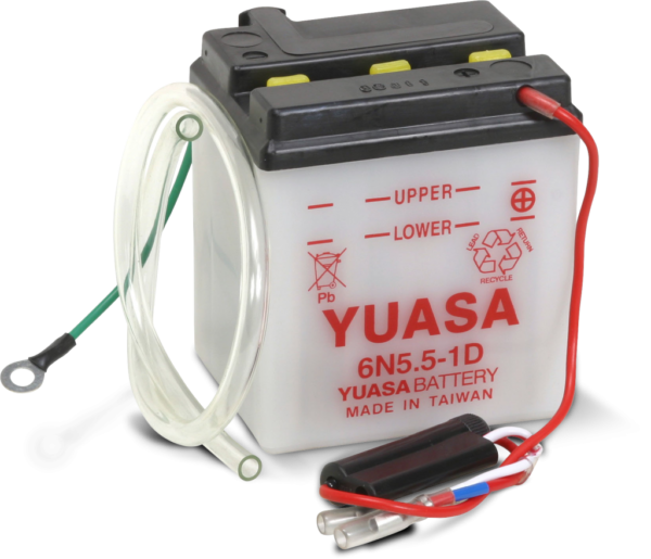 Yuasa 6N5.5-1D Conventional/Flooded Powersport Battery