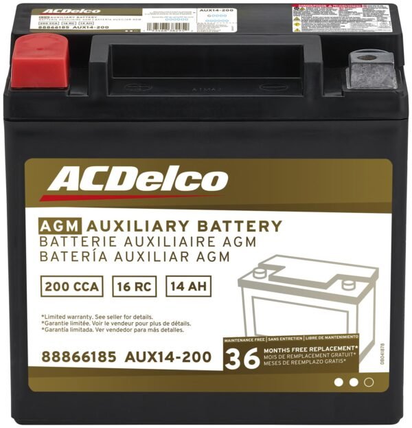 ACDelco AUX14-200 Auxillary AGM Battery 88866185