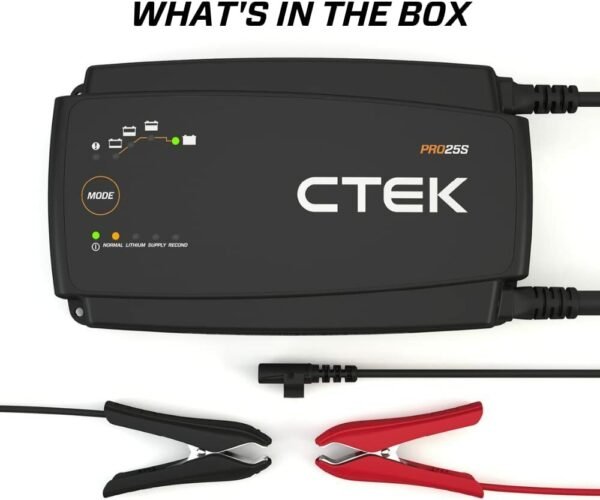 C-TEK 40-328 CTEK PRO25S, 25A battery charger and power supply - Image 3