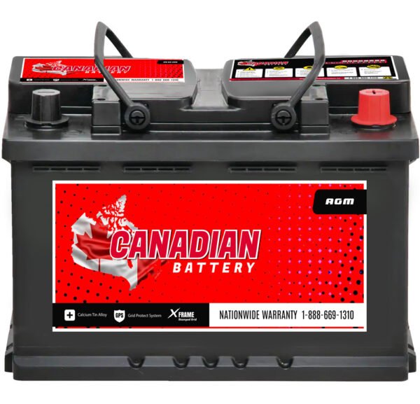 Canadian Battery Group 48 (H6/L3) AGM Automotive Starting Battery - 760CCA