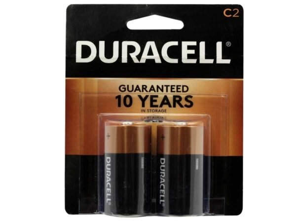 Duracell Coppertop C Retail/Carded Battery 2 Count - CT-C-2