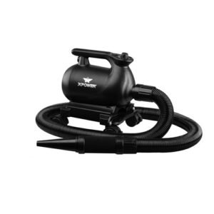 XPOWER A-12 Professional Car Dryer Blower w/2 Heat Settings Mobile Dock (A-12)
