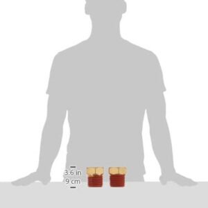 VIAIR 1/8" Female BSP to 1/4" Male NPT Brass Adapter 2-Pack (90001)