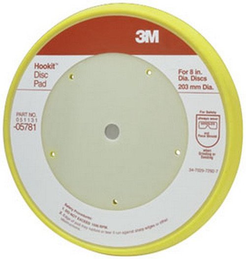 3M 5781 Hookit Disc Pad 05781, 8"