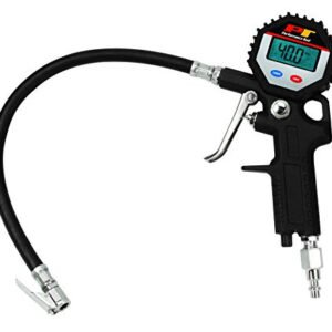 Performance Tool M525 Digital Tire Pressure Gauge, Straight Lock-On Air Chuck