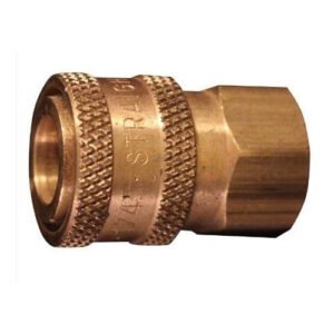 Milton 1761 1/4" FNPT Straight Through Coupler