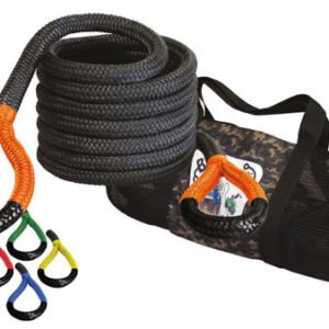 Bubba Rope Towing Rope Kinetic Vehicle Recovery Rope Bubba 1.25"X20' (176720BKG)