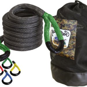 Bubba Rope Towing Rope Kinetic Vehicle Recovery Rope Bubba 1.50"X20' (176730BKG)