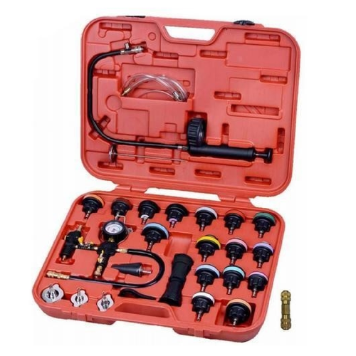 FJC Deluxe Radiator & Cap Pressure Test Kit with Coolant Vacuum Refill (43664) 1 FJC Deluxe Radiator & Cap Pressure Test Kit with Coolant Vacuum Refill (43664)