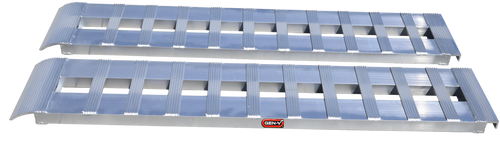 Gen-Y Hitch 1 pair Heavy Duty 7 foot Aluminum Loading Ramps 14" x 84" 3K Capacity Per Ramp (GH-16084) 1 Gen-Y Hitch 1 pair Heavy Duty 7 foot Aluminum Loading Ramps 14" x 84" 3K Capacity Per Ramp (GH-16084)