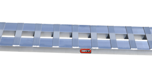 Gen-Y Hitch Single Heavy Duty 8 foot Aluminum Loading Ramp 15" x 96" 5K Capacity (GH-16096-1)