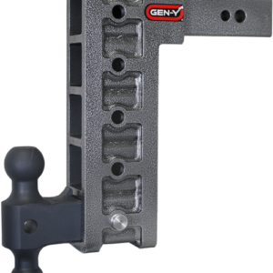 Gen-Y Hitch MEGA-DUTY 2.5" Shank 12" Drop 3.5K TW 32K Hitch & GH-0161 Dual-Ball (GH-1615)