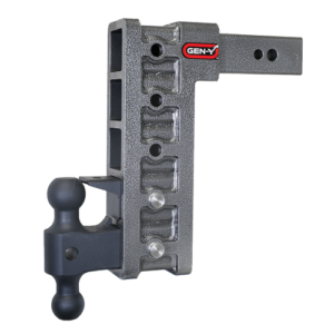 Gen-Y Hitch MEGA-DUTY 2.5" Shank 12" Drop 3.5K TW 32K Hitch & GH-0161 Dual-Ball & GH-0162 Pintle Lock (GH-1625)