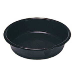 Lisle Black Plastic Oil Drain Pan, 6 Quart (17932)