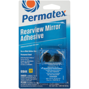 Permatex Professional Strength Rearview Mirror Adhesive Kit 0.3 oz (81844)