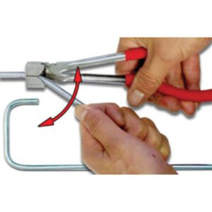 V8 Tools 808 Tubing Bender Pliers, 1/4", Makes Compound And 90 Degree Bends Close To Fittings
