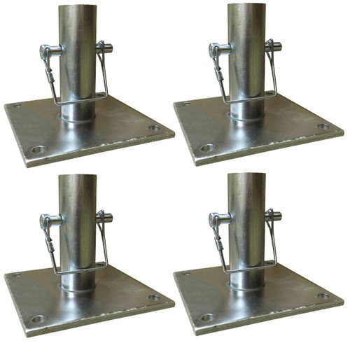 Pro-Series GSBP4 Scaffold Base Plate Set - 4 Piece 1 Pro-Series GSBP4 Scaffold Base Plate Set - 4 Piece