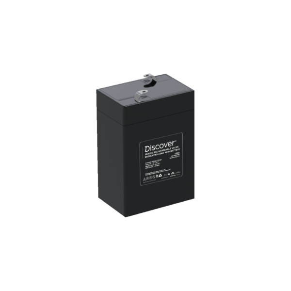 Discover D650 6V 5Ah VRLA AGM Float Standby SLA Battery F1 Terminal