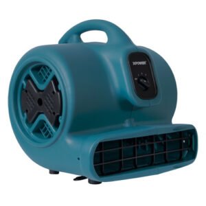 XPOWER 1/2 HP 2980 CFM 3 Speed Air Mover Carpet Dryer Floor Fan Blower (P-630-Blue)