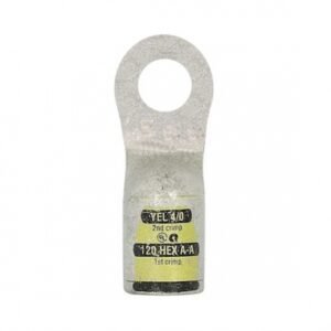 QC4840-005F   Quick Heavy Wall Straight Lug 4/0 AWG 3/8" Crimp (Pack of 5)