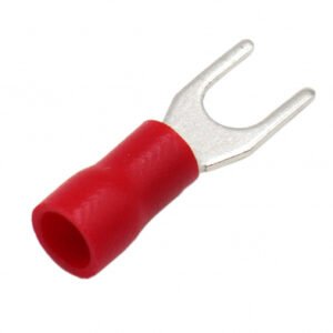QC160126-100   PVC Insulated Spade (Fork) Terminal 22-18 AWG #10 (Pack of 100)