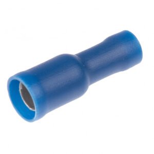 QC160266-025 PVC Insulated Female Bullet Connector 16-14 AWG .157" (Pack of 25)