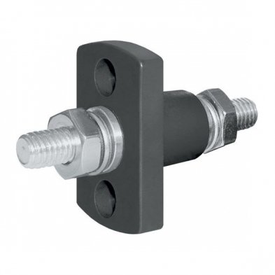 BS2203 Terminal Feed Through Connector - 3/8"-16 Studs (Black) 1 BS2203 Terminal Feed Through Connector - 3/8"-16 Studs (Black)