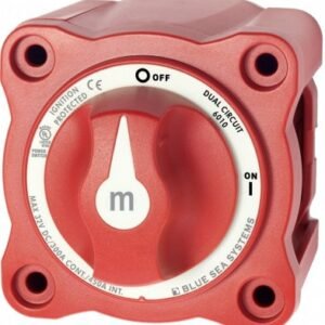 BS6010   m-Series Mini Dual Circuit Battery Switch - Red