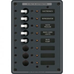 BS8023 Traditional Metal DC Panel - 8 Positions