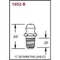 1/4-28 Taper Thread Straight