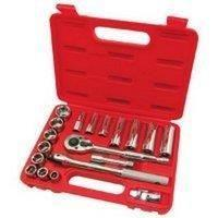 20Pc 3/8" Dr Metric Socket Set