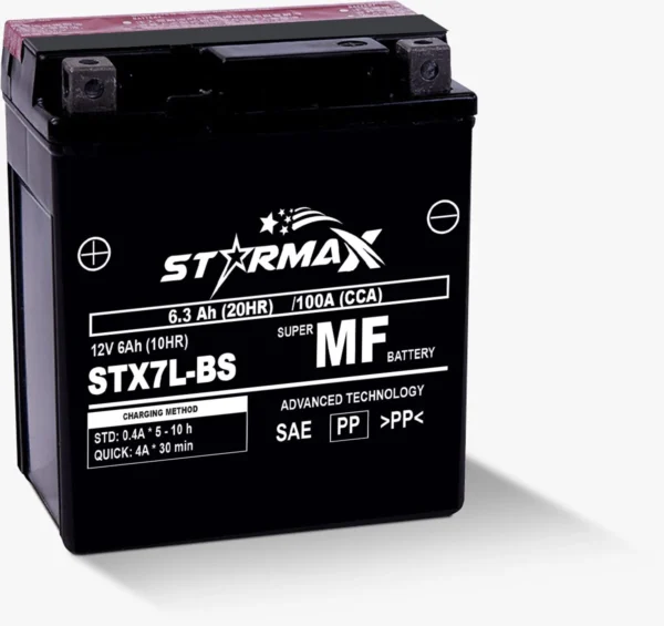 Starmax STX7L-BS Advanced AGM Maintenance Free Battery