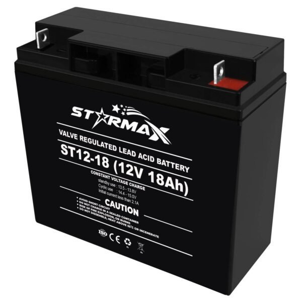 Starmax ST12-18 12V 18Ah Sealed Lead Acid AGM Battery