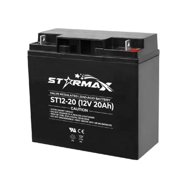 Starmax ST12-20 12V 20Ah Sealed Lead Acid AGM Battery