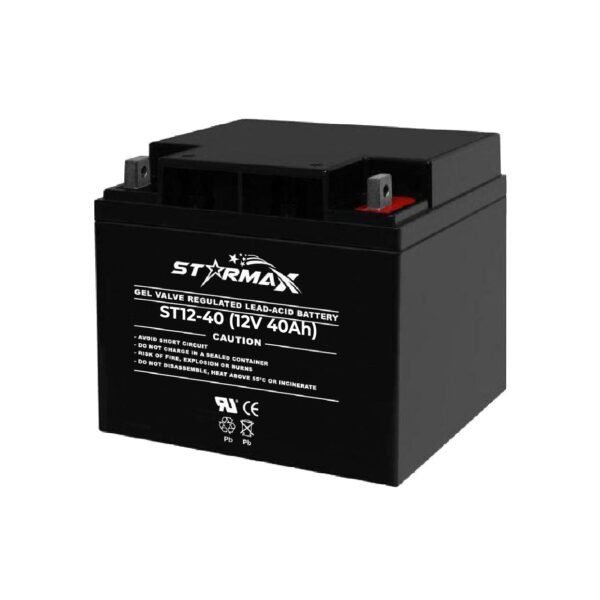 Starmax ST12-40 12V 40Ah Sealed Lead Acid AGM Battery