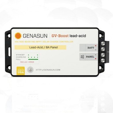Genasun GVB-8-PB-24V MPPT Solar Charge Controller 24V 8A for Pb Batteries (Boost) 1 Genasun GVB-8-PB-24V MPPT Solar Charge Controller 24V 8A for Pb Batteries (Boost)
