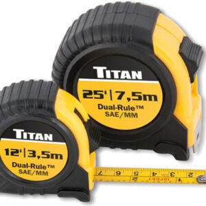 TITAN TOOLS  Tit-10903 2 Pc. Combo Dual Rule Tape Measure Set