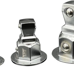 VIM TOOLS  Vim-Wsa100 3-Pc Wobble Socket Adapter Set For Box Wrenches, 1/4" X 10Mm, 3/8" X 14Mm, 1/2" X 19Mm