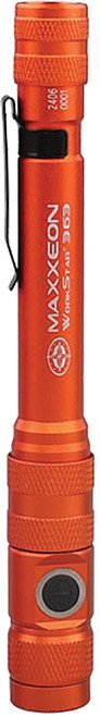MAXXEON MXN-00363 300 Lumens Workstar® 361 Usb-C Rechargeable Led Zoom Penlight/Inspection Light (Orange) 1 MAXXEON MXN-00363 300 Lumens Workstar® 361 Usb-C Rechargeable Led Zoom Penlight/Inspection Light (Orange)